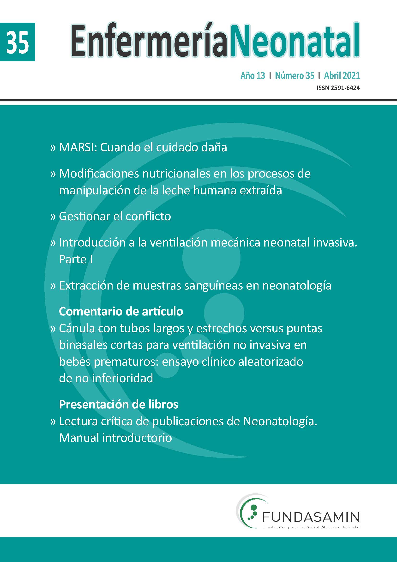 Extraccion De Muestras Sanguineas En Neonatologia Revista Fundasamin