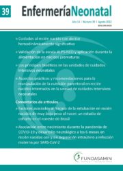 Revista Enfermería Neonatal 39